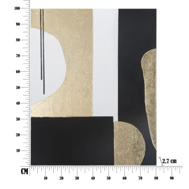 OBIX Obraz na Płótnie 80x2,7x100 cm